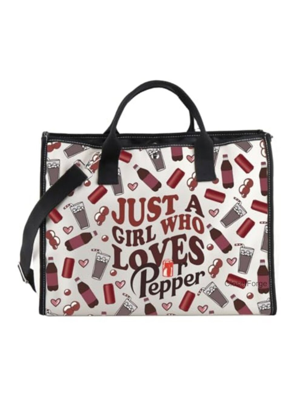Polyester Tote Bag Water Resistant Large Capacity Shopping Travel
